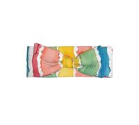 Soft Baby Girls Bow Headband, Cute Headwear Colorful Paint Pattern Print Hairband for Newborn, Infant, Toddler