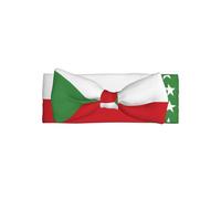 Soft Baby Girls Bow Headband, Cute Headwear Flag of the Comoros Print Hairband for Newborn, Infant, Toddler