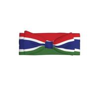 Soft Baby Girls Bow Headband, Cute Headwear Flag of the Gambia Print Hairband for Newborn, Infant, Toddler