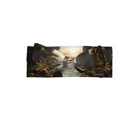 Soft Baby Girls Bow Headband, Cute Headwear mountains and rivers Print Hairband for Newborn, Infant, Toddler