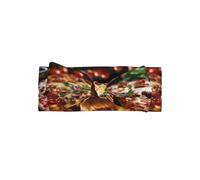 Soft Baby Girls Bow Headband, Cute Headwear Tantalizing Sausage Pizza Print Hairband for Newborn, Infant, Toddler