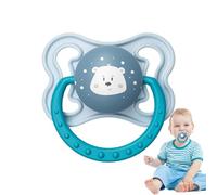 Soft Baby Pacifier, Toddler Pacifier, Gentle Skin-Friendly Baby Binky, Silicone Soother Nipple, Breastfed Pacifiers for, Boys, Girls, 2.24x1.5x1.77in