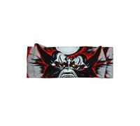 Soft Baby Red and Black Evil Ghost Bow Headband Stylish Knot Turban Warm and Gentle for Newborns and Toddlers