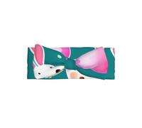 Soft Baby Shy rabbit faces Bow Headband for Infants - Stylish, Elastic Polyester Hairband for 0-6 Months