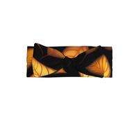 Soft Baby Slowly falling leaves Bow Headband for Infants - Stylish, Elastic Polyester Hairband for 0-6 Months