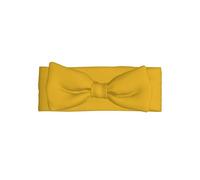 Soft Baby Solid color gold Bow Headband for Infants - Stylish, Elastic Polyester Hairband for 0-6 Months