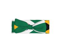 Soft Baby South African flag Bow Headband for Infants - Stylish, Elastic Polyester Hairband for 0-6 Months