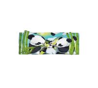 Soft Baby Two happy pandas Bow Headband Stylish Knot Turban Warm and Gentle for Newborns and Toddlers