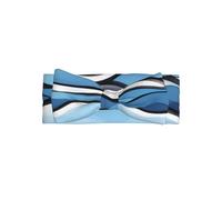 Soft Baby Waves lapping at the rocks Bow Headband for Infants - Stylish, Elastic Polyester Hairband for 0-6 Months
