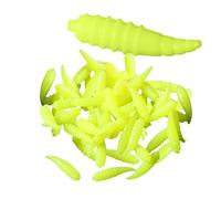 Soft Baits for Fishing and Worms - 50pcs Weedless Lures with Bread Worm - Bait for Snakehead, Saltwater, , Pike, Guts Azule