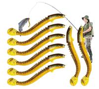 Soft Baits Kit - 8pcs Realistic Bass Lures, TPE Loach Lure 9.8cm, Natural Swimming Action, Creative Fishing Bait | Saltwater Artificial Worm For Trout Pike, Soft Fishing Lures Pre-Rigged Sw