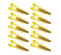 Soft Baits Lures Artificial Fishing Lure For Trout 8cm 6g Shrimp Swimbait Tackle 10pcs Travel Friendly