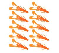 Soft Baits Lures Artificial Fishing Lure For Trout 8cm 6g Shrimp Swimbait Tackle 10pcs Travel Friendly
