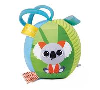 Soft ball, soft and light ball with different textures, easy to grip, helps develop tactile feeling, manual coordination and crawling, can be attached to stroller