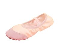 Soft Ballerinas Girls Dance Shoes Dance Performance Canvas Shoes Ballet Slippers with Elastic Band Ballet Flats Gym Shoes Comfortable Non-Slip Dance Boots Canvas Ballet Slippers, a, 9 UK