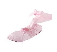 Soft Ballerinas Girls Dance Shoes Strap Ballet Slippers Dance Practice Dance Boots Canvas Slippers Comfortable Ballet Slippers Canvas Shoes Non-Slip Art Trainers Ballet Flats, pink, 11.5 UK Child