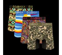 Soft Bamboo Boxer Shorts - 4 Pack OddBalls Multi S