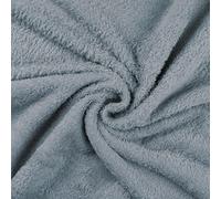 Soft Bamboo Terry Towelling Fabric Material - Blue, 1Mtr - 150cm x 100cm