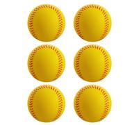 Soft Baseballs 6 Pieces PU Foam Safe Soft Practice Training Toys