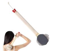 Soft Bath Back Brush Long Handle for Shower,Shower Brush with Long Handle,Double-Sided Body Cleaning Exfoliator,Skin Exfoliator Double-Sided