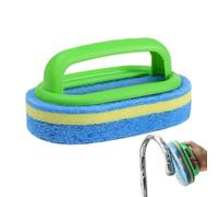 Soft Bath Cleaning Sponge - Flexible Kitchen Scrubber ¦ 16x9.5x7.5cm Sink Sponge with Odor Resistant Function, Solid Color Scouring Pad with Bathroom Tile, Sink Cleaner, Spa Scrubber for Bathtub