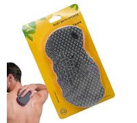 Soft Bath Sponge, Gentle Cleansing Scrubber, 6x3 Inches Portable Pad with Plush Texture, Shower Sponge, Body with Authentic Fiber, Personal Care for Home and Bathroom