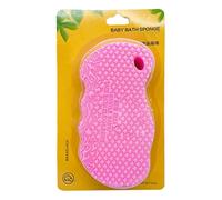 Soft Bath Sponge, Gentle Cleansing Scrubber, 6x3 Inches Portable Pad with Plush Texture, Shower Sponge, Body with Authentic Fiber, Personal Care for Home and Bathroom