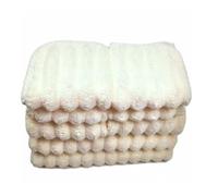 Soft Bath Towels Set, Microfiber Ribbed Oversized Bath Towels Extra Large for Bathroom, Home, Hotel, Spa, Beach, Pool, Gym (8-Piece Towel Set, Beige)