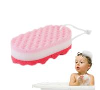 Soft Bathing Towel, Ergonomic Gentle Body Sponge Foam Rub, Three-Layer Foam Rub Soft Bathing Towel for Family Friends Collegues