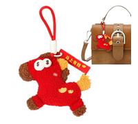 Soft Big Eyes Horse Fortune Charm Pendant - Cutee Plush Charms, Cute Keychains for Women | Animal Pendant, Cute Plush Charm for Handbag Purse Party Favors
