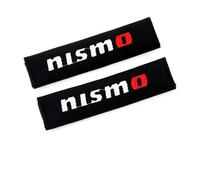 Soft Black NISMO Style Seat Belt Shoulder Pads for Nissan Skyline 350Z 370Z GTR