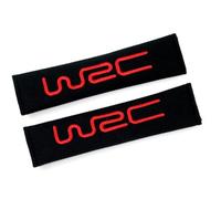 Soft Black WRC Style Seat Belt Shoulder Pads for Subaru Impreza | World Rally