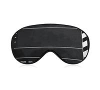 Soft Blackout Sleep Eye Mask Classic Movie Clapboard Black Travel Eye Covers Zero Eye Pressure Super Lightweight Silky Soft Blindfold with Adjustable Strap for Women Men