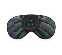 Soft Blackout Sleep Eye Mask Scary Spider Travel Eye Covers Zero Eye Pressure Super Lightweight Silky Soft Blindfold with Adjustable Strap for Women Men