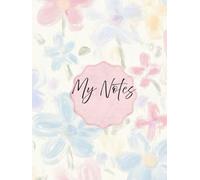 Soft Blooms: A Beautiful Pink and Blue Flower Journal for Peaceful Writing Moments