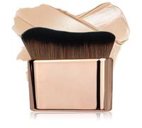 Soft Body Makeup Brush - Compact Self Tanning Applicator for Face, Body & Legs - Rose Gold Tanner Brush. Lightweight & Travel-Friendly for Flawless, Even Application