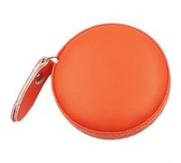 Soft Body Tape Measure, Flexible Fabric Ruler With Dual Scale Metric Imperials, Lightweight Leather Measuring Tape For Tailoring Sewing, Crafting Quilting, Furniture Dimension(Orange)