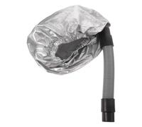 Soft Bonnet Hair Dryer Attachment for Salon Hair Steamer | Adjustable Plastic Sheeting, 64x21x18cm Size, Silver Finish, Boosts Thermal Treatment Results