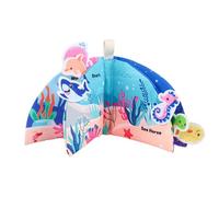 Soft Books for Babies, Colorful Washable Supplies 0-36 Months for Girls Boys, Soft Sensory Book Tear Resistant Soft Educational Toys