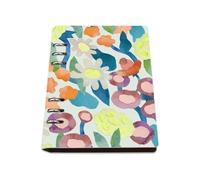 Soft Botanical Notebook A5, Pu Leather Notebooks A5, Lined Paper Notebook Cute 180Pages/90Sheets, Note Book Lined for Meeting, Exercise Book for Man, College Essentials Women Man