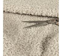 Soft Boucle Fluffy Fleece Upholstery Fabric, Brown