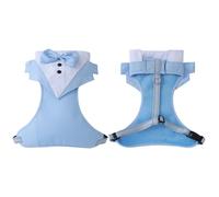 Soft Bow Tie Dog Harness for Puppies Small Breeds Suit Design Adjustable Chest Strap with Reflective Straps Pet Harness Comfortable Design