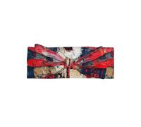 Soft Bows - Abstract Red Dragonfly Print Baby Bow Headband, Cute Hair Accessories for Newborns, Infants, Toddlers
