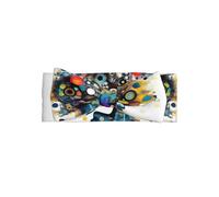 Soft Bows - Artificial Intelligence Brain Print Baby Bow Headband, Cute Hair Accessories for Newborns, Infants, Toddlers