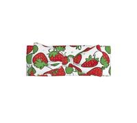 Soft Bows - Strawberry pattern Print Baby Bow Headband, Cute Hair Accessories for Newborns, Infants, Toddlers