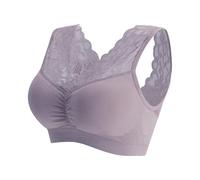 Soft Bras Women UK,Womens Wireless Seamless Bra Full Coverage Sports Bralettes Padded Push-Up Bras Soft Breathable Support Solid Colour High Impact Comfortable Brassiere Big Bust Underwire