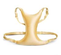 Soft Breast Support Pillow For Sagging And Fading Stretch Marks, Ergonomic PP Cotton Wedge For Side Sleepers, Maternity Rest And Beauty Wellness Aid(Gold)