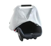 Soft & Breathable Baby Bassinet Guard Solid Color Comfortable Cotton Seats Protector Sleeve for Travel Outdoor Newborns Car Seats Protector