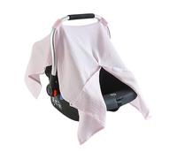 Soft & Breathable Baby Bassinet Guard Solid Color Comfortable Cotton Seats Protector Sleeve for Travel Outdoor Newborns Car Seats Protector