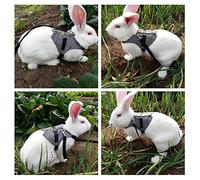 Soft Breathable Harn with Le Gentlemanly Al Your Pet friends. Harness Leash Clothes VestEscape Proof Harness (L)